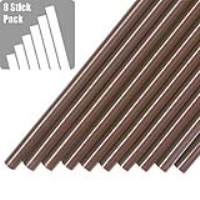 TECBOND 232-12-200 12mm x 200mm Brown Glue Sticks 8 Stick Pack