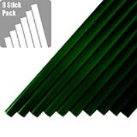 TECBOND 232-12-200 12mm x 200mm Dark Green Glue Sticks 8 Stick Pack