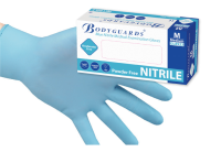 Bodyguards Accelerator Free Blue Nitrile Gloves (case of 1000)