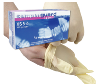 Semperguard, Inner Coated Powder Free Latex Gloves (case of 1000)