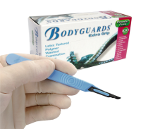 Bodyguards Extra Grip, Powder Free Latex Gloves (case of 1000)