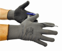 Matrix D Grip Work Gloves - PVC Coated Gloves with Seamless Knitted Shell, 12 pairs