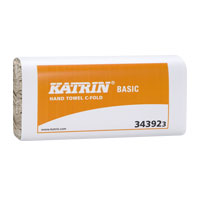 Katrin C-Fold 1 Ply White Paper Hand Towels