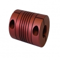 Helical shaft couplings