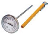 Bi-metal thermometers for catering.