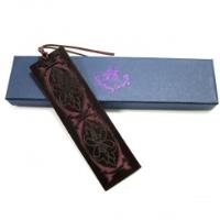 Quality Leather Bookmark - Bookworm