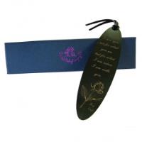 Quality Leather Bookmark - When I Am With You
