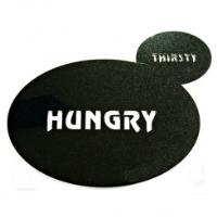 Puzzlemat & Coaster Set - Hungry Thirsty
