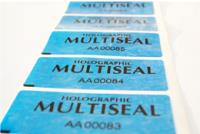 Security Labels Multi Seal Roll of 1,000 Labels. Colour Blue