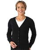 Russell Collection Ladies V-Neck Knitted Cardigan