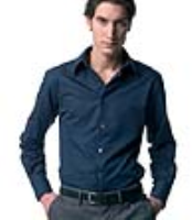 Russell Collection Long Sleeve Tencel Fitted Shirt