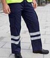 Harbour Lights Cargo Trousers with Hi-Vis Strips