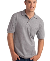 Hanes Top Polo with Pocket