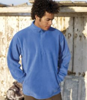 Fruit of the Loom Zip Neck Outdoor Fleece