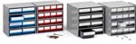 8 Bins 300mm Storage Bin Cabinet - Red Bins