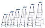 Blue Seal Aluminium Stepladders<br/>Platform Height - 0.35m, 2 x Treads, 4.25kg