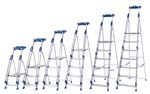 Blue Seal Aluminium Stepladders<br/>Platform Height - 1.03m, 5 x Treads, 6.5kg