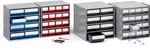 16 Bins 300mm Storage Bin Cabinet - Red Bins