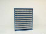 60 Drawer Cabinet with doors - Blue Body<br/>H1070 x W895 x D305mm