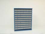 60 Drawer Cabinet with doors - Blue Body<br/>H1070 x W895 x D460mm