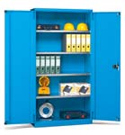 Leaf Door Cupboard with 4 shelves and 2 drawers<br/>H2000 x W1023 x D555mm