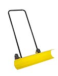 Fork lift mounted snow plough