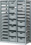 3 bay Euro Container Racking <br/>1390 x 2010 x 600mm