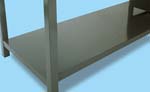 Under Bench Steel Shelf<br/>W1500 x D750