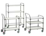 2 x Shelf Trolley <br/>Trolley Size: D535 x W900 x H1100<br/>Shelf Size 430 x 800mm