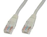 Grey Network Ethernet RJ45 Cat-5E UTP PATCH LAN COPPER Cable Lead  1m