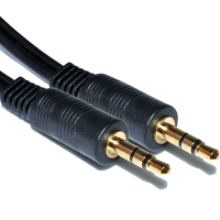 3.5mm Stereo Jack to Jack Audio Cable Lead Gold  3m