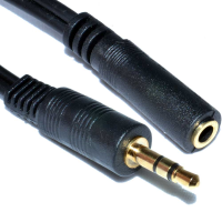 3.5mm Stereo Jack to Socket Headphone Extension GOLD Cable  3m