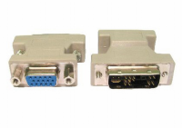 HQ DVI Adapter DVI-I Male Plug to VGA SVGA Female 15 pin Socket