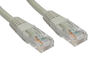 Network CAT6 COPPER UTP Cable GigaBit Ethernet Patch Lead   0.5m GREY