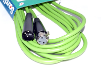 Microphone Cable XLR Male to Female 6m Green