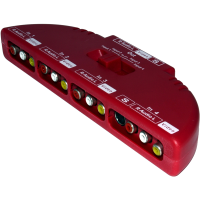 AV Composite/Audio Phono Selector/Switch 4 port for AV Cables