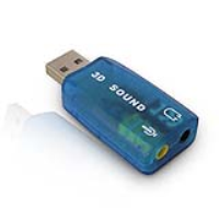 Dynamode USB Virtual 5.1 Soundcard Audio Adapter 2 x 3.5mm Sockets