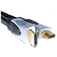 PURE HQ OFC HDMI Cable Lead Gold Plated METAL ENDS  2m