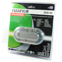 FujiFilm DCR2-161 External USB 2.0 3 port Hub & Card Reader with UK PS