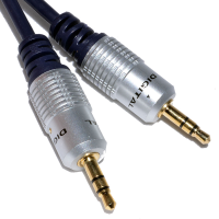 Pure HQ OFC Shielded 3.5mm Stereo Jack to Jack Cable Gold   0.5m 50cm
