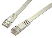 FLAT GREY Ethernet Network LAN Patch Cable LSOH LSZH Low Smoke  2m