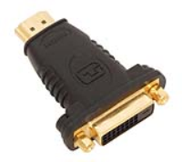 DVI-D Female Socket to HDMI Male Plug Adapter Converter GOLD