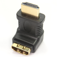 HDMI Male to Female Right Angled Adapter 270 Degrees