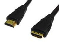 HDMI Extension Cable High Speed with Ethernet Plug to Female Socket 3m