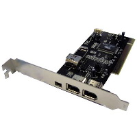 Dynamode PCI Firewire IEEE-1394 Card 3 Port plus Internal & DV Cable