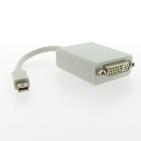 Mini-DisplayPort Plug to DVI-i 24+4 Socket Adapter for MacBooks