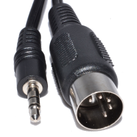 5 Pin Din MIDI Plug To 3.5mm Jack Stereo Plug Audio Cable 1.5m