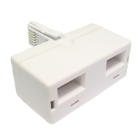 BT Telephone 2 Way Splitter 1 to 2 Sockets (431A)