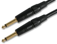 Gold Premier Leads 6.35mm Mono Jack To Jack Speaker Cable Lead 6m