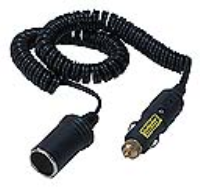In Car Power Cigar Lighter Adapter Coiled Extension Cable Lead 3m